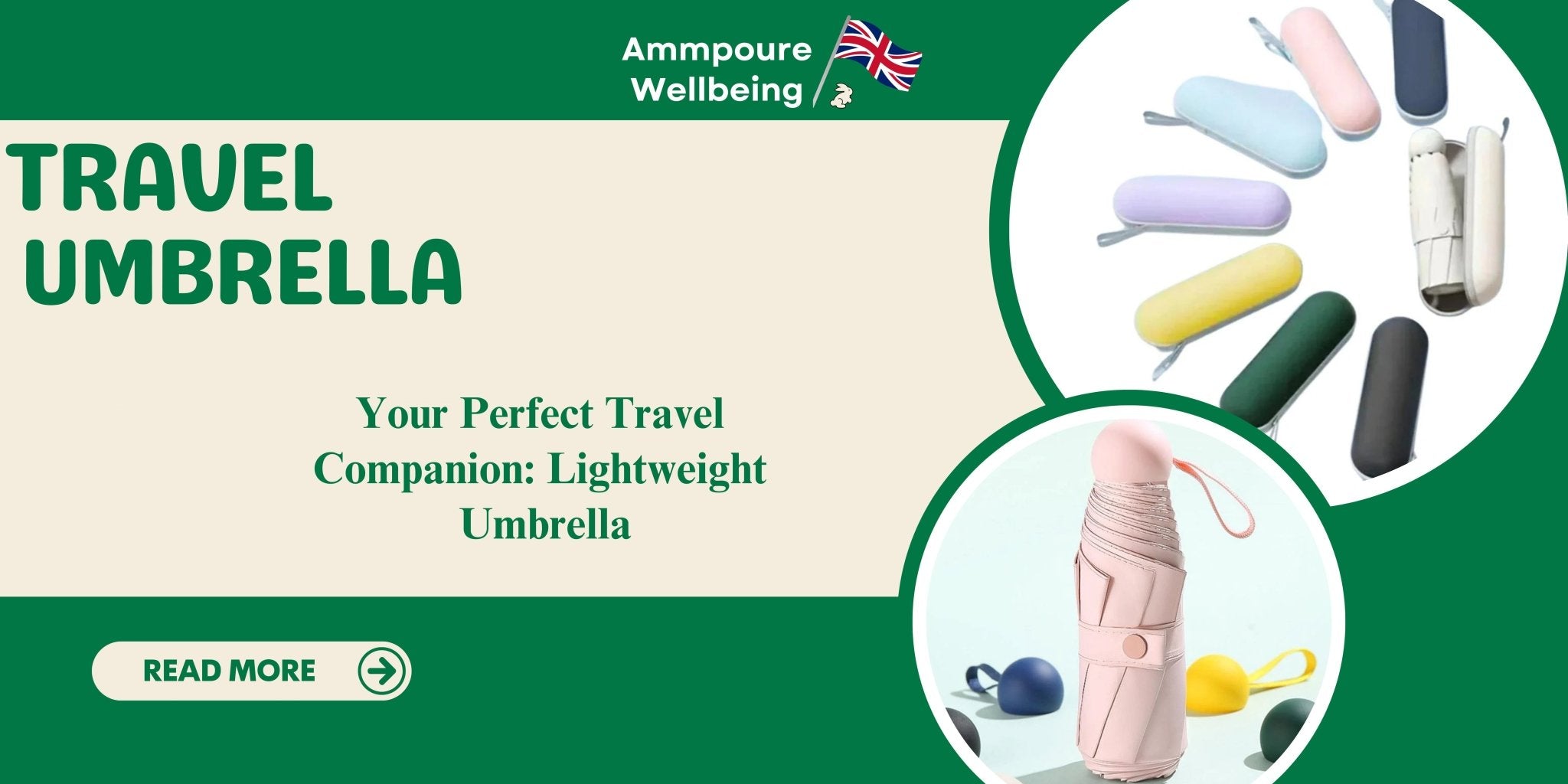 Stay Dry and Stylish: Discover the Ultimate Travel Umbrella - Ammpoure Wellbeing