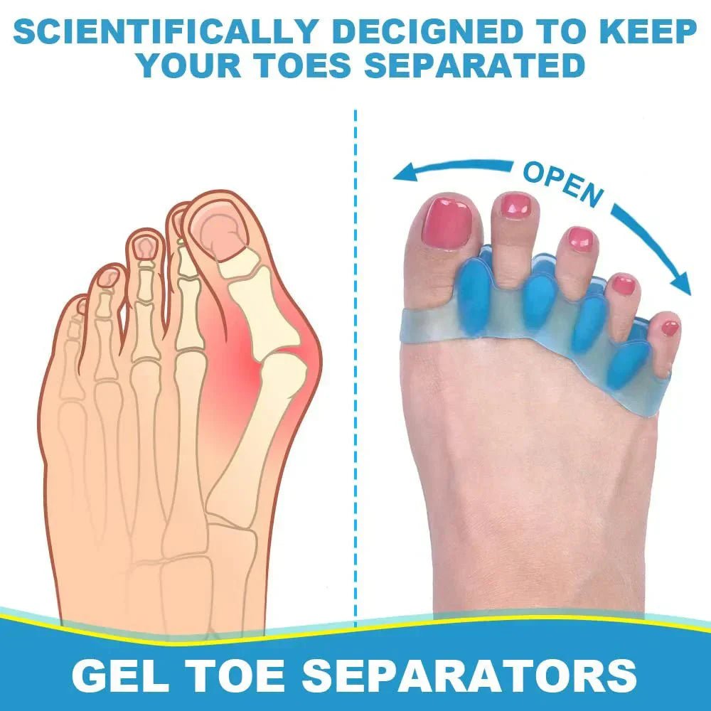 Step Into Comfort: Why Soft Silicone Toe Orthotics Are a Game Changer for Foot Health and Fitness - Ammpoure Wellbeing