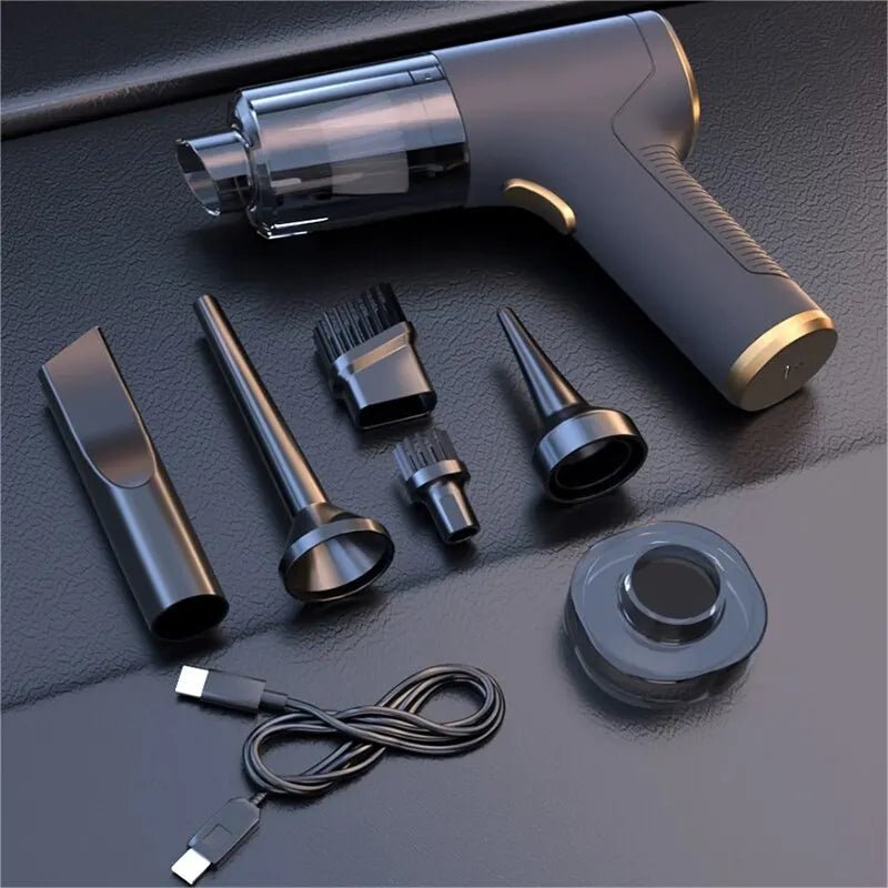 2024 Cyclone Filter Rechargeable Battery For Machine Accessories Handheld Powerful Wireless Car Vacuum Cleaner Mini Wash for Car - Ammpoure Wellbeing