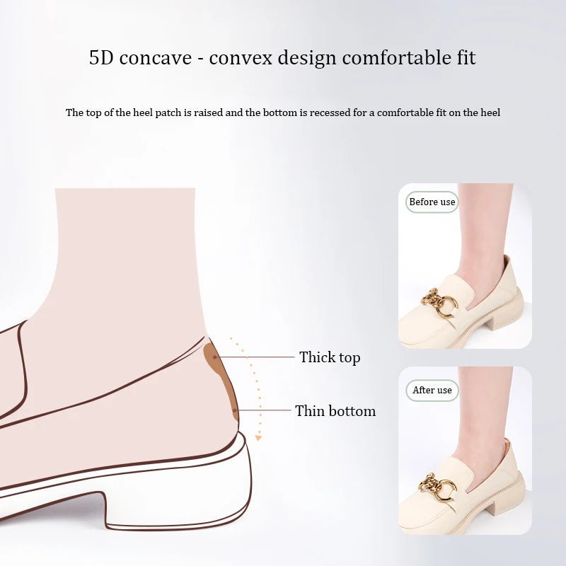 4pcs Shoe Pads for High Heels Pain Relief Anti - wear Cushion Heel Protectors Shoes Sticker Foot Care Liner Grip Insole Insert Pad - Ammpoure Wellbeing