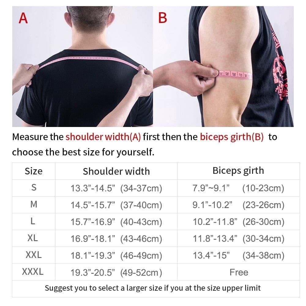 7K - foam Double Shoulder Brace Adjustable Sports Shoulder Support Belt Back Pain Relief Double Bandage Cross Compression - Ammpoure Wellbeing