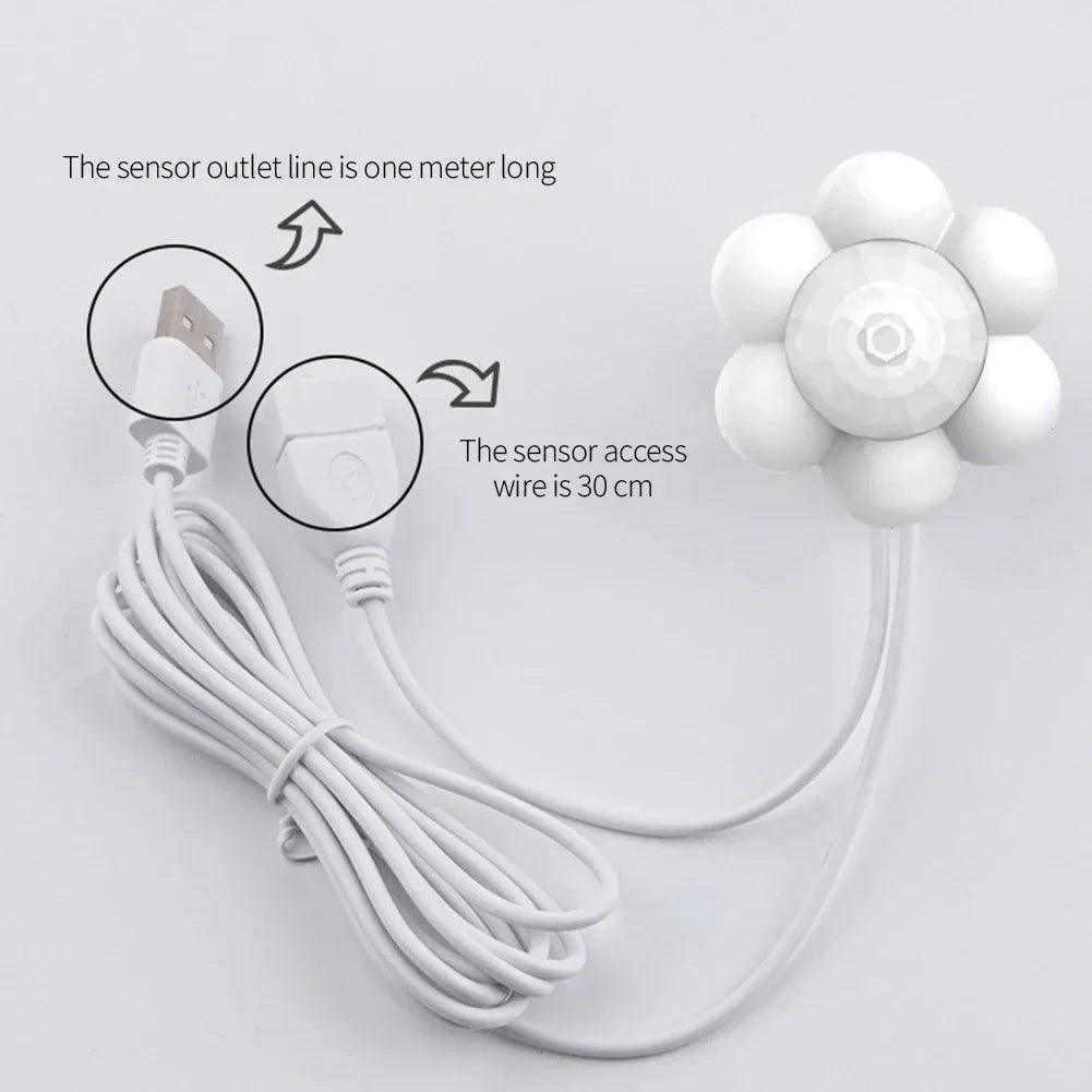 Automatic Home Pet Water Dispenser Motion Sensor Filter Fountain Universal Infrared USB Powered Detector Dog Cat Accessories - Ammpoure Wellbeing