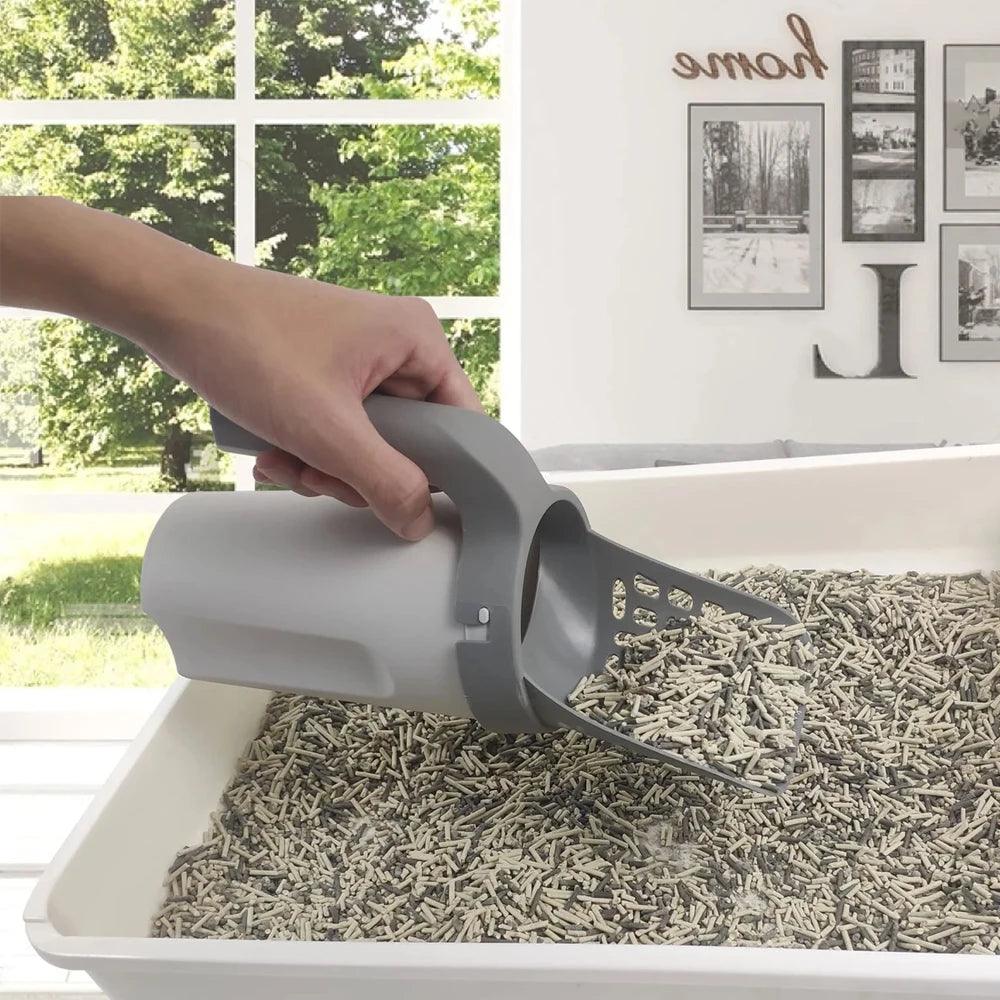 Cat Litter Shovel Scoop For Pet Filter Clean Toilet Garbage Picker Cat Supplies Accessory Cat Litter Box Self Cleaning - Ammpoure Wellbeing