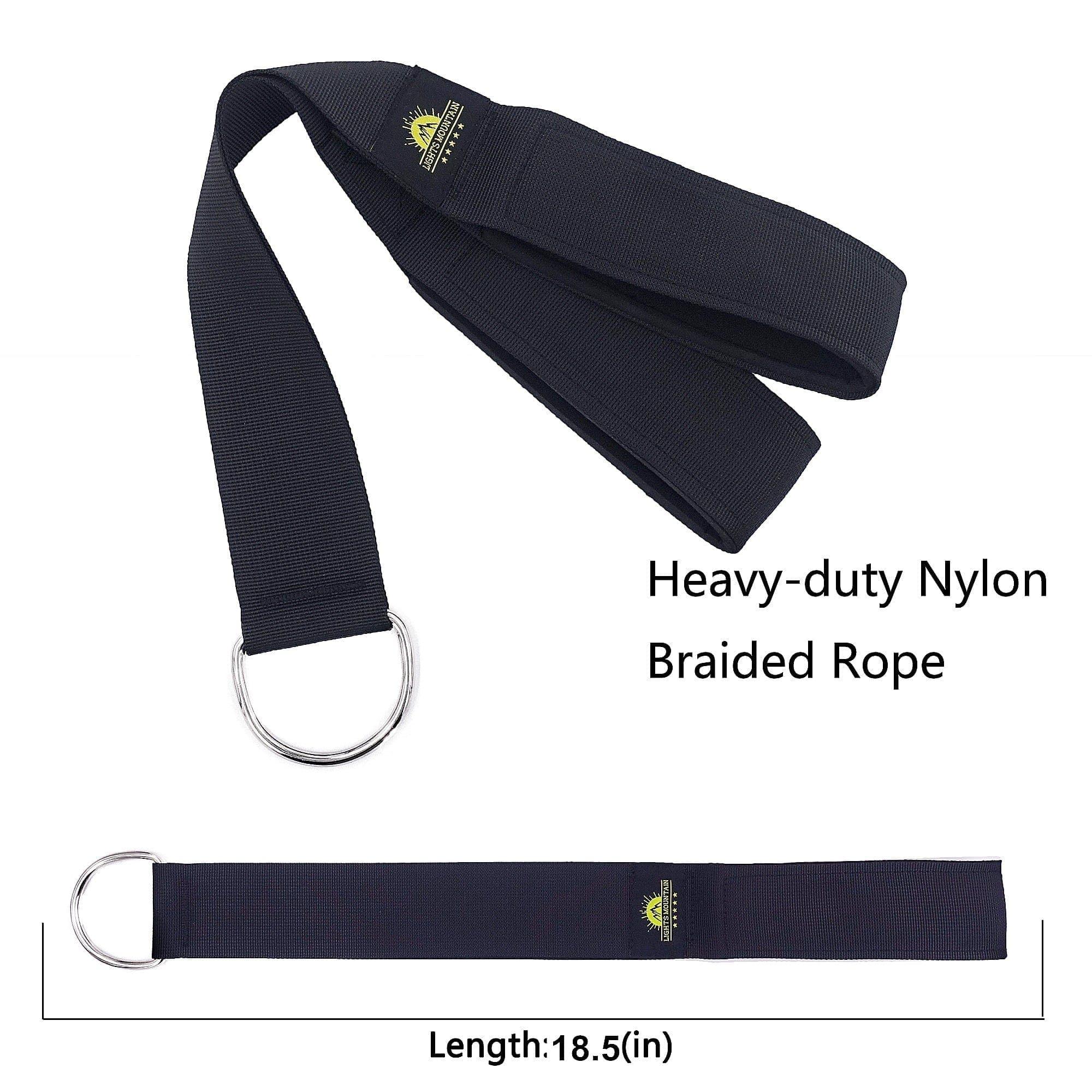 Heavy Duty Arm Biceps Triceps Rope Strap Fitness Gym Equipment for Home Cable Attachment Pully Bodybuilding Strength Training - Ammpoure Wellbeing