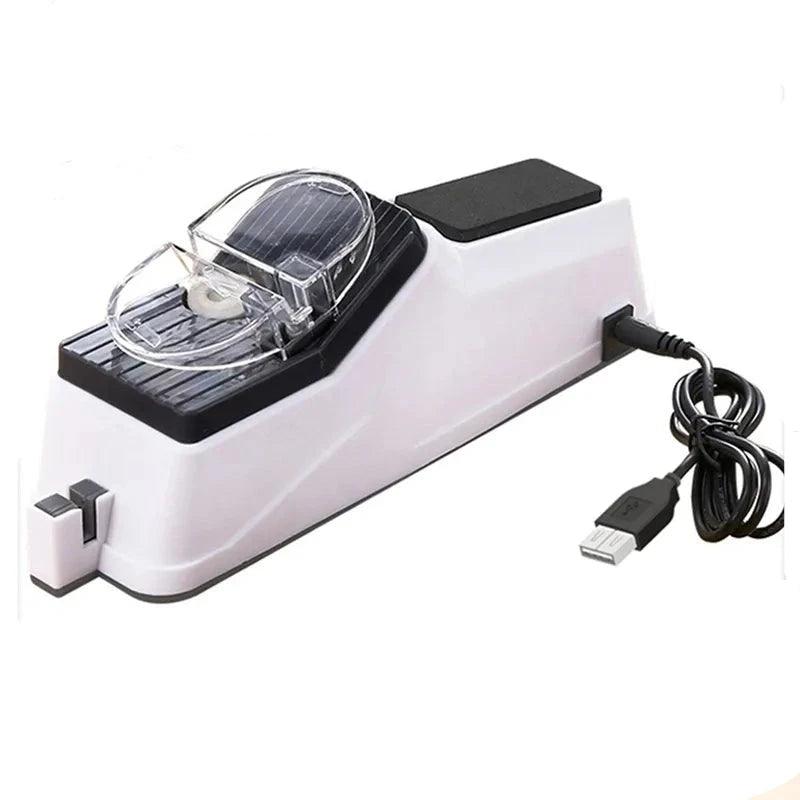 Knife Sharpener Professional USB Electric Knife Sharpener Adjustable For Kitchen Knives Tool Knife Scissor Sharpening - Ammpoure Wellbeing