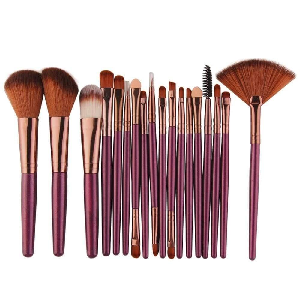 Makeup Brushes Tool Set 6/15/18/20Pcs - Ammpoure Wellbeing