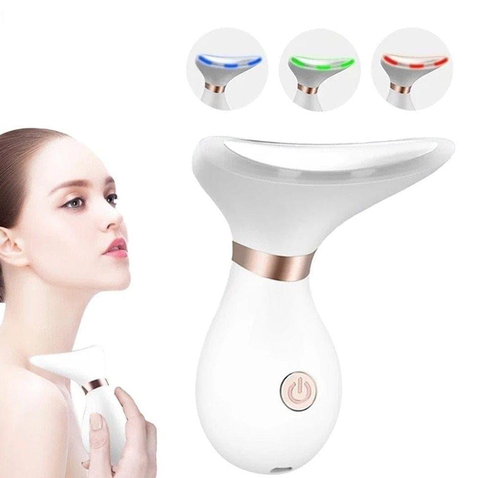 Multifunctional Face Neck Massage Facial Lift Beauty Devices Remove Double Chin LED Photon Therapy Anti Wrinkle Skin Care Tools - Ammpoure Wellbeing