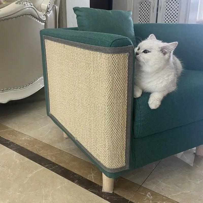 Natural Bamboo Cat Scratcher Sofa Mats Board Cat Scratch for Sharpen Nails Scraper Pet Tree Toys Chair Sofa Furniture Protector - Ammpoure Wellbeing
