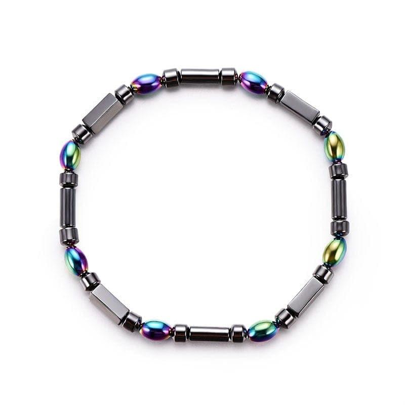 Nature Magnetic Therapy Black Stone Blue Cat Eye Beaded Hematite beads Bracelet biomagnetismo Health Care Weight Loss Bracelet - Ammpoure Wellbeing