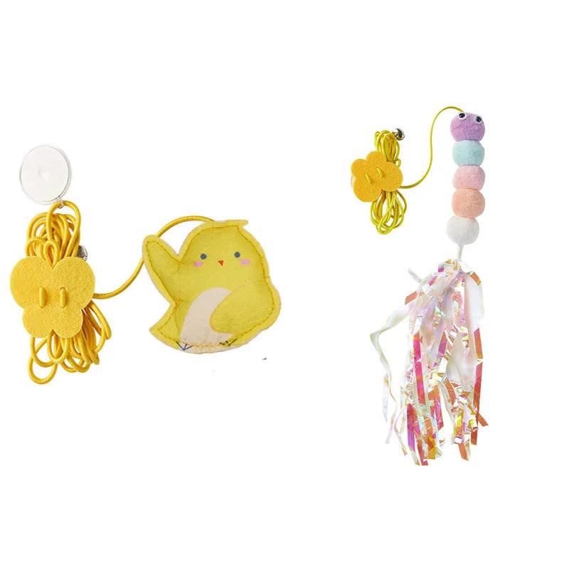 Pet Cat Toys Elasticity Retractable Hanging Door Type Interactive Toy For Kitten Mouse Catnip Scratch Rope Toy Pet Supplies - Ammpoure Wellbeing
