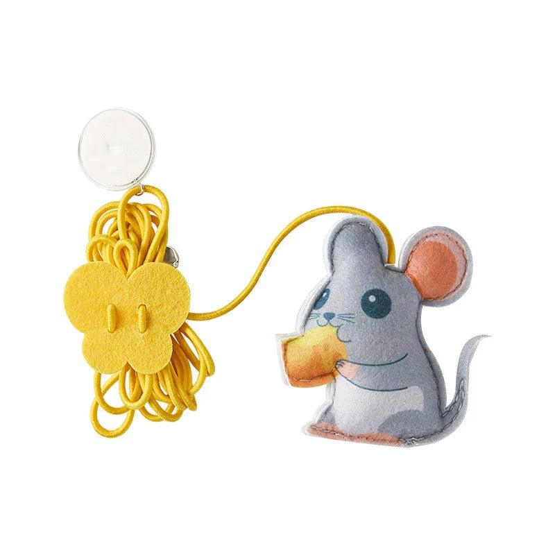 Pet Cat Toys Elasticity Retractable Hanging Door Type Interactive Toy For Kitten Mouse Catnip Scratch Rope Toy Pet Supplies - Ammpoure Wellbeing
