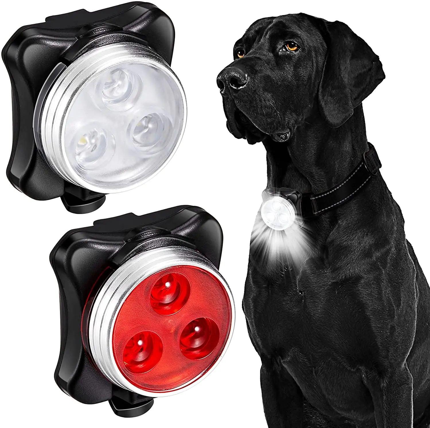 Pet Dog Led Light Lamp Tag Led Dog Collar Light Pendant Glow Night Safety Led Dogs Flashlight For Collar Harness Leash - Ammpoure Wellbeing