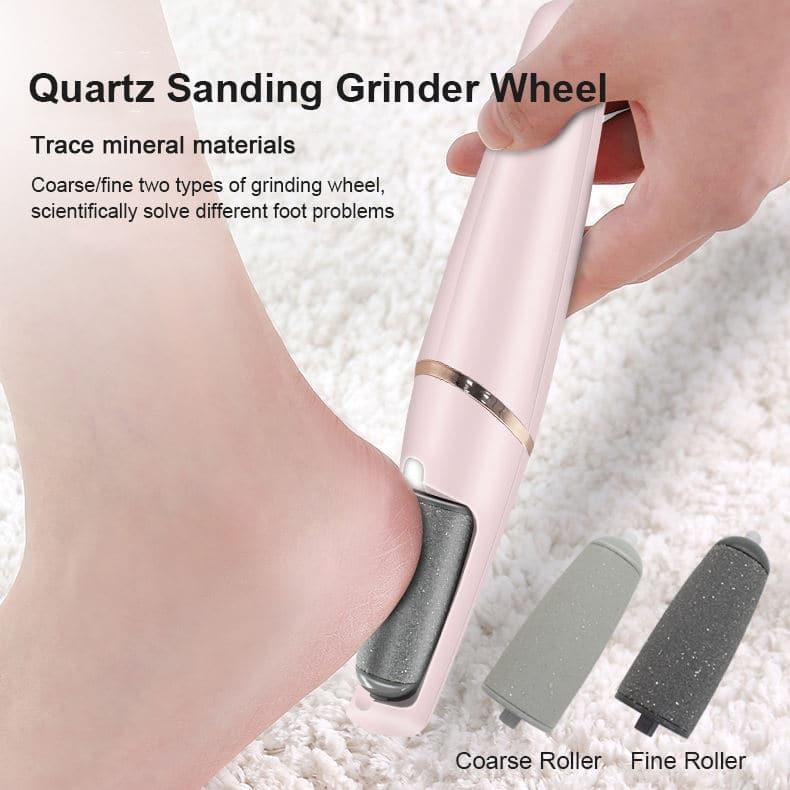 Rechargeable pedicure machine pink electric foot callus remover electric foot grinder callus remover foot file hard skin remover - Ammpoure Wellbeing
