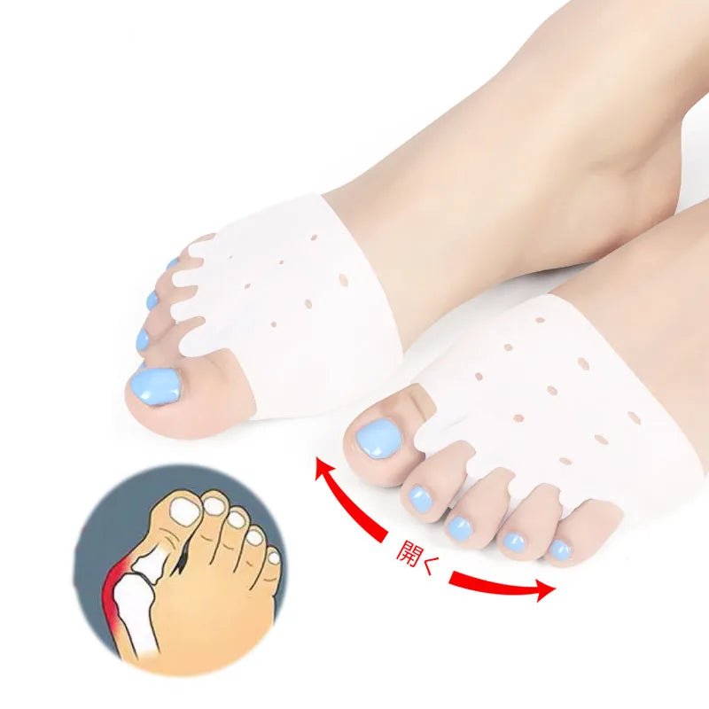 Silicone Bunion Corrector Toe Separator Bunions Toe Corrector Valgus For Toe Haluksy Finger Separator Hallux Valgus Corrector - Ammpoure Wellbeing