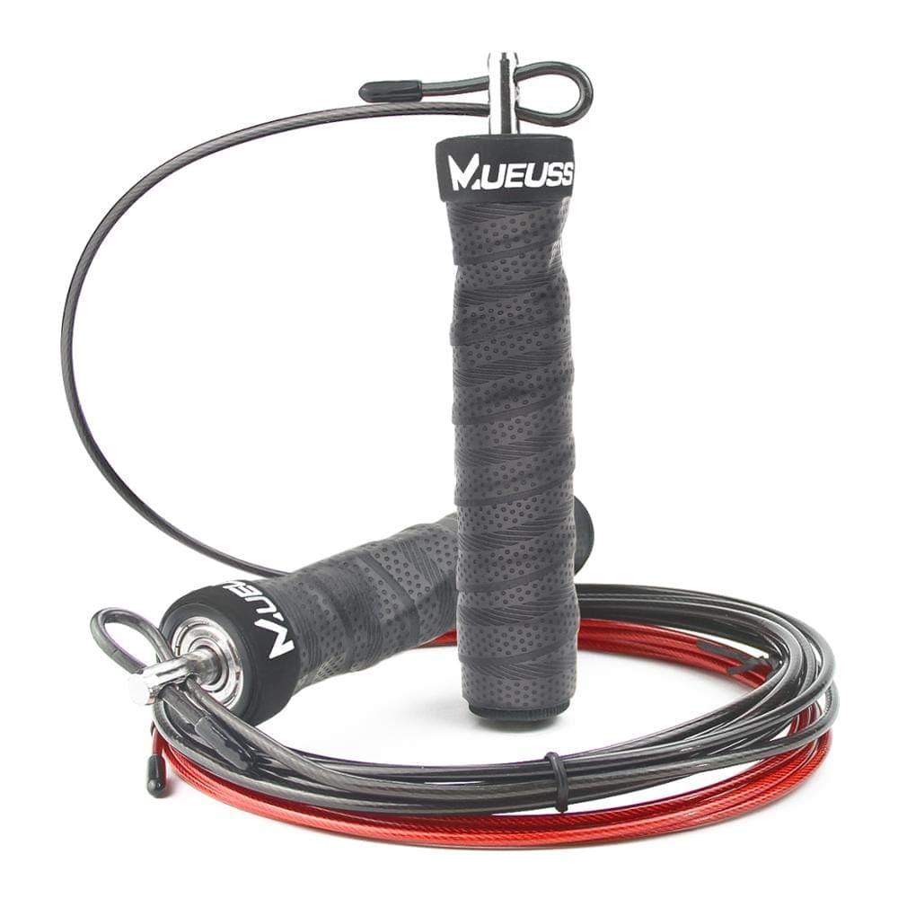 Skipping Rope Crossfit Jump Rope Adjustable Professional Exercise Fitness Training Heavy Jump Rope Fitness - Ammpoure Wellbeing