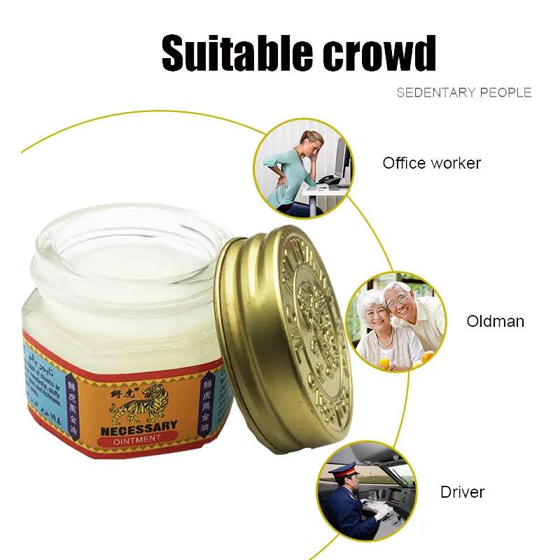 Tiger Balm White Red Tiger Ultra Strength Pain Relief Cream Rub Muscle Painkille Body Massage Medical Plaster Beauty Health Care - Ammpoure Wellbeing