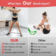Load image into Gallery viewer, 105lb Long Resistance Loop Band Set Unisex Fitness Yoga Elastic Bands Hip Circle Thigh Squat Band Workout Gym Equipment for Home - Ammpoure Wellbeing 🇬🇧
