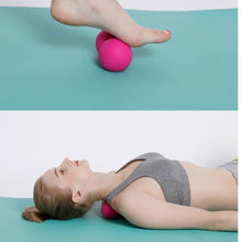 Load image into Gallery viewer, Yoga Equipment Women Yoga Foam Block Roller Peanut Ball Set Block Peanut Massage Roller Ball Therapy Relax Exercise Fitness - Ammpoure Wellbeing 🇬🇧
